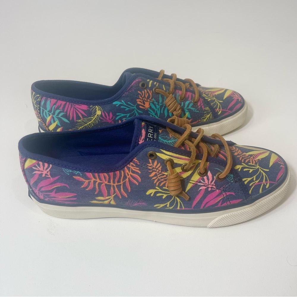 Sperry Women’s Top-Sider Seacoast Sneakers, Tropical, Size 8.5